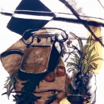 Collage drawing with phone